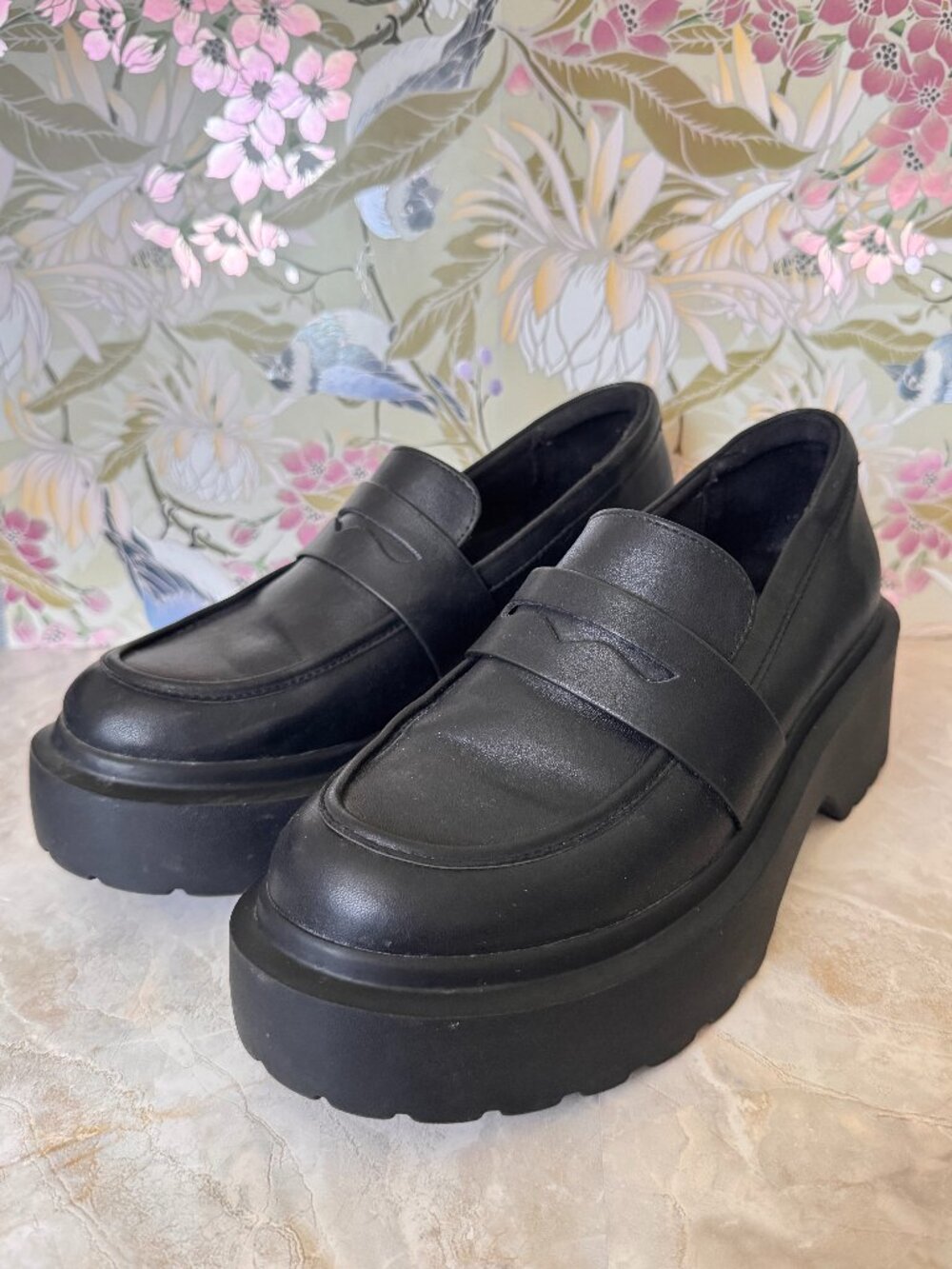 Wild Fable Black Chunky Platform Penny Loafer